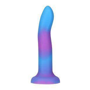 Светящийся в темноте фаллоимитатор ADDICTION Rave 8&Prime; Glow in the Dark Dildo Blue Purple, 20,3 см SO6851 фото