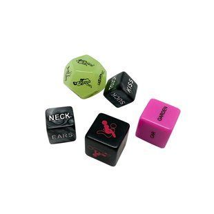 Набор кубиков Wooomy Ooo 5 Dice Set (EN): места и позы для секса, интимные действия и части тела SO7403 фото