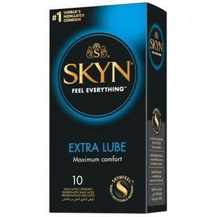 Безлатексные премиум-презервативы SKYN Extra Lube 10 шт, на 40&thinsp;% больше смазки SX4001 фото