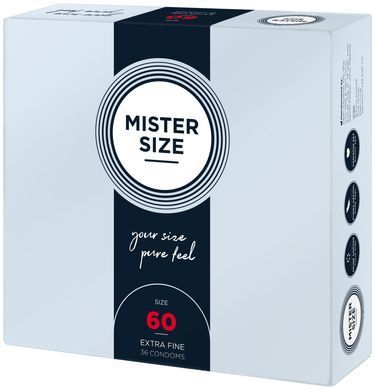 Презервативы Mister Size - pure feel - 60 (36 condoms), толщина 0,05 мм SO8053 фото