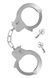 Металеві наручники Fetish Tentation Adjustable metal wrist cuffs, 2 ключі SX1090 фото 1