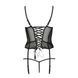 (SALE) Корсет з пажами PERDITA CORSET black L/XL - Passion Exclusive, стрепи, трусики, укорочений PS26501 фото 6