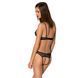 Комплект из браллета с ажурным лифом и открытыми трусиками Passion CHRISTA SET Open Bra L/XL black SO5759 фото 2