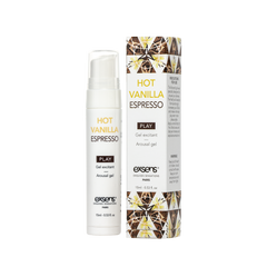 Стимулювальний гель EXSENS Kissable Hot Vanilla Espresso 15мл можна для поцілунків, охолоджувальний SO2368 фото