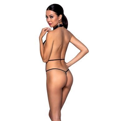 Боди-халтер из экокожи Passion JANNIES BODY L/XL black SO8442 фото