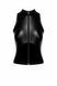 Топ Noir Handmade F324 Glam, XL, black, халтер, на молнии, виниловые вставки, воротник-стойка SX0378 фото 6