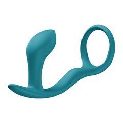 Анальна пробка з ерекційним кільцем Fun Factory BOOTIE RING Bottle Green SX3690 фото