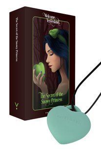 Мини-вибратор &laquo;Сердечко&raquo; FairyGasm PleasureStone green, 9 режимов, на шнурке SX0644 фото