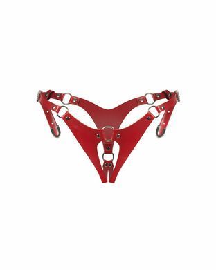 Трусики Obsessive Inferro crotchless thong S/M/L SX3598 фото