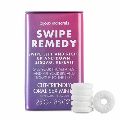 Мятные конфеты Bijoux Indiscrets Swipe Remedy &ndash; clitherapy oral sex mints, без сахара SO5911 фото