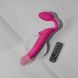 Безремінний страпон з вібрацією Strap-On-Me Vibrating Fuchsia M, діаметр 3,8 см, пульт ДК, регульований SX2571 фото 2