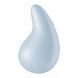 Вибратор для наружной стимуляции Satisfyer Dew Drop Blue, 2 мотора, 12 режимов, мягкий корпус SX1211 фото 5