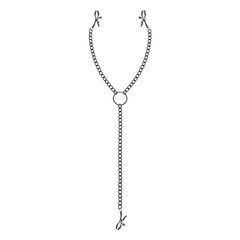 Зажимы для сосков и клитора Bedroom Fantasies: Nipple & Clitoral Clamps, черные SO8818 фото