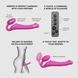 Безремінний страпон з вібрацією Strap-On-Me Vibrating Fuchsia L, діаметр 3,7см, пульт ДК, регульований SX2572 фото 3