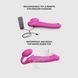 Безремінний страпон з вібрацією Strap-On-Me Vibrating Fuchsia L, діаметр 3,7см, пульт ДК, регульований SX2572 фото 4
