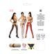 Сетчатые колготки-бодистокинги Passion S013 One Size, Red, имитация чулок и пояса с гартерами PSS013R фото 5