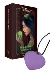 Мини-вибратор &laquo;Сердечко&raquo; FairyGasm PleasureStone violet, 9 режимов, на шнурке SX0646 фото