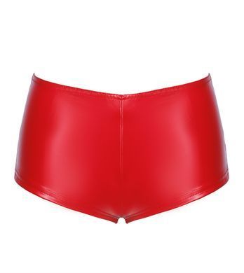 Шорты Noir Handmade F356 Red powerwetlook shorts - M SX2123 фото
