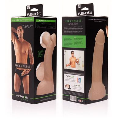 Фалоімітатор Fleshlight Guys: Ryan Driller Dildo, за зліпком пеніса порноактора SO5516 фото
