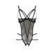 Боді монокіні з відкритими грудями VALERY BODY black S/M - Passion Exclusive PS25102 фото 5
