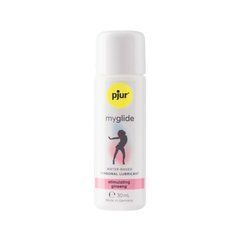 Збуджувальний лубикант на водній основі pjur myglide 30 мл, із женьшенем, тепло+поколювання PJ10550 фото