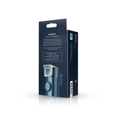 Беспроводной триммер для интимных зон Boners Hair Trimmer Shaver, 10 скоростей, 2 насадки SO8881 фото