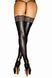 Чулки с мокрым эффектом Noir Handmade F135 Powerwetlook stockings, XL, без мысков SX0020 фото 2