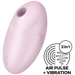 Вакуумный стимулятор с вибрацией Satisfyer Vulva Lover 3 Pink SO7782 фото