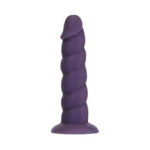 Фаллоимитатор Fantasy by Addiction Unicorn Dildo 7&rdquo; Purple, вибропуля в подарок SX3159 фото