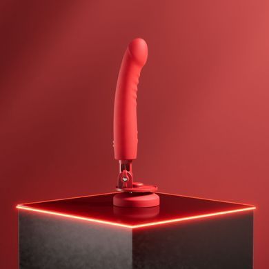 Смарт-мини секс-машина Lovense Mission 2 Vibrating suction cup dildo, 6500 вибраций/мин, Touch Sense SX1306 фото