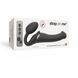 Безремневой страпон с вибрацией Strap-On-Me Vibrating Black M, диаметр 3,8см, пульт ДУ, регулируемый SO3354 фото 3
