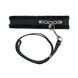 Ошейник с поводком Punishment - Crystal Collar & Leash – Black