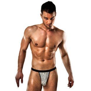 Мужские стринги с леопардовым принтом Passion 013 THONG L/XL PSM0131 фото