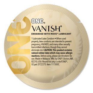 Презерватив ONE Vanish Hyperthin, 1 шт, ультратонкий, со смазкой SX0778 фото