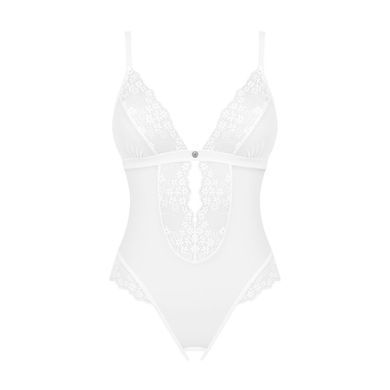 Эротическое полупрозрачное боди Obsessive Heavenlly crotchless teddy M/L, с доступом SO8167 фото