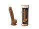 Фалоімітатор SilexD Johnny Caramel (MODEL 1 size 7in), двошаровий, силікон + Silexpan, діаметр 3,8см SO3835 фото 8