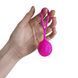 Вагінальні кульки Adrien Lastic Geisha Lastic Balls M&iacute;a Magenta (L), діаметр 4 см, маса 42 г AD40551 фото 3