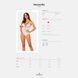 Эротическое полупрозрачное боди Obsessive Heavenlly crotchless teddy M/L, с доступом SO8167 фото 5