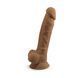 Фалоімітатор SilexD Johnny Caramel (MODEL 1 size 7in), двошаровий, силікон + Silexpan, діаметр 3,8см SO3835 фото 4
