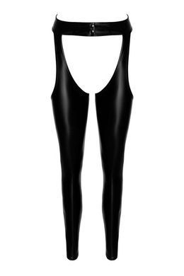 Леггинсы Noir Handmade F323 Rebel, L, black, под латекс, с открытыми бедрами и ягодицами SX0371 фото