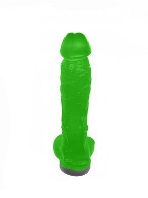 Мило у формі пеніса Чистий Кайф Green size XL, крафтове мило-член, натуральне SO2765 фото