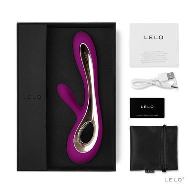 Вибратор-кролик LELO Soraya 2 Deep Rose, 12 режимов вибрации, до 4 часов работы SO8111 фото