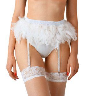 Пояс для чулок Art of Sex - Sweet Angel, размер XS-2XL, цвет белый SO7371 фото