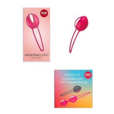 Вагинальный шарик Fun Factory SMARTBALL UNO, красный, одинарный, диаметр 3,6 см SX0958 фото