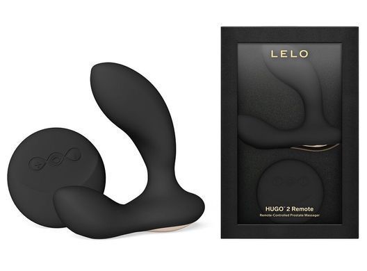 Массажер простаты LELO Hugo 2 Remote Black, 2 мотора, очень мощный, пульт ДУ SX0691 фото