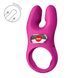 Эрекционное виброкольцо с двойной стимуляцией клитора Fun Factory NŌS PRO Magenta, 2 мотора SX3701 фото 3
