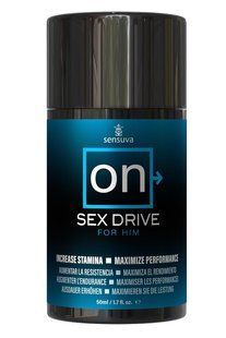 Крем для повышения либидо у мужчин Sensuva ON Sex Drive for Him 50 мл, с натуральными экстрактами SO3184 фото