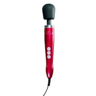Вибромассажер DOXY Die Cast Red, очень мощный, питание 220В, металлический корпус SO1426 фото