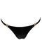 Трусики с мокрым эффектом Noir Handmade P008 Powerwetlook panty with gold clasp, L, на застежках SX0173 фото 4