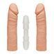 Фалоімітатор подвійний Doc Johnson The D - Double D - 16 Inch - ULTRASKYN, діаметр 4,4 см, Vack-U-Lo
